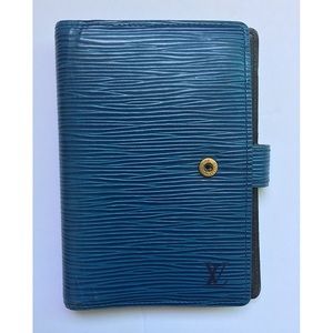 LV Blue Textured Pocket Planner